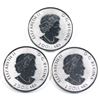 Image 2 : Scarce Issue! 2018 Canada 3/4oz Wolverine .9999 Fine Silver Coins. 3pcs (TAX Exempt)
