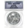 Image 1 : 2012 Republic of Armenia 1oz .999 Fine Silver Noah's Ark ANACS Certified MS-70 DCAM. (TAX Exempt)