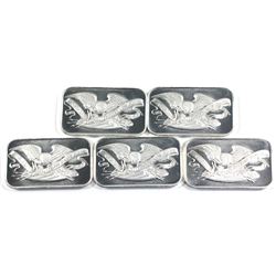 1oz Silvertowne .999 Fine Silver Bars. 5pcs (TAX Exempt)