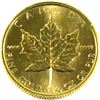 Image 1 : 1986 Canada $5 1/10oz .9999 Fine Gold Maple Leaf. (TAX Exempt)