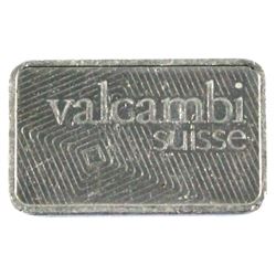 Valcambi Suisse 5 Gram .9995 Platinum Bar (Scratched). TAX Exempt