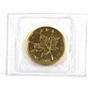 Image 1 : 1989 Canada $10 1/4oz .9999 Fine Gold Maple Leaf in Sealed Mint Plastic. (Tax Exempt)