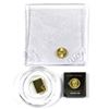 Image 2 : 3x 1 Gram Gold Pieces - 2015 and 2020 Gold Maple Grams & a Valcambi Suisse Gram. 3pcs (TAX Exempt)