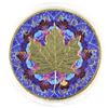Image 1 : 2017 Canada 1oz Kaleidoscope Coloured & Gilded .9999 Fine Silver Maple Leaf in Capsule. (TAX Exempt)