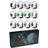 Image 1 : 2018 Canada $3 Thirteen Teachings from Grandmother Moon 13-coin Fine Silver Set in Deluxe Box (Missi