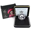 Image 1 : 2002 Canada Queen Mother Proof Sterling Silver Dollar (Lightly toned on back of coin, capsule is scu
