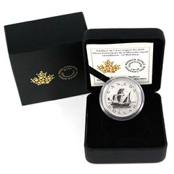 2019 Canada $1 Piedfort Heritage of the Royal Canadian Mint - The Matthew Fine Silver Coin. (TAX Exe