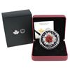 Image 1 : 2018 Canada $50 Holiday Splendour 5oz Fine Silver Coin with Murano Glass.