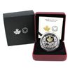 Image 1 : 2018 Canada $30 2oz Golden Maple Leaf Gold Plated Fine Silver Coin.