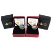 Image 1 : 2014 Canada $3 Animal Architects - Caterpillar and Chrysalis & 2016 $3 Queen Elizabeth Rose Fine Sil