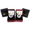 Image 1 : 2015 Canada $10 Maple Leaf & 2016 $10 Canadian Maple Leaves Fine Silver Coins (Writing on 2015 sleev