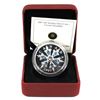 Image 1 : 2007 Canada $20 Blue Crystal Snowflake Sterling Silver Coin (Missing outer sleeve).