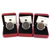 Image 1 : 2007-2010 Canada $4 Dinosaur Fine Silver Coin Collection (TAX Exempt). You will receive the 2007 Par