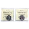 Image 2 : 2009 Canada 25-cent Klassen & Klassen Colour ICCS Certified MS-65. 2pcs