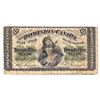 Image 1 : 1870 25c DC-1c Dominion of Canada Note, Plain Series, Fine (Damaged).