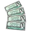 Image 1 : 1954 BC-37bA-i Bank of Canada $1 Replacement Notes Beattie-Rasminsky Signatures with Consecutive Ser
