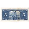 Image 2 : 1937 $5 BC-23b Bank of Canada Note with Gordon-Towers Signatures, X/C2252447, VF (Stain almost fully