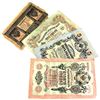 Image 1 : Lot of Vintage Russia Banknotes. You will receive a 1898 1 Ruble, 1905 3 Ruble, 1909 5 Ruble & 1909 