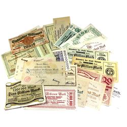 Lot of Germany Notgeld Banknotes. You will receive all different notes. 21pcs