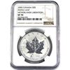 Image 1 : 2005 Canada $5 1oz Netherlands Liberation Tulip Privy Silver Maple Leaf NGC Certified SP-70. Mintage