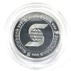 Image 2 : 5oz Scotiabank .999 Fine Silver Round (Capsule scuffed). TAX Exempt
