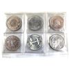 Image 2 : Estate Lot of Vintage Miscellaneous 1oz .999 Fine Silver Rounds. All except one have the design of d