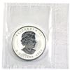 Image 2 : 2009 Canada Ox Privy Mark 1oz .9999 Fine Silver Maple Leaf in Original Sealed Mint Plastic with COA.
