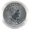 Image 2 : 2014 Canada 1oz Earth and Moon Coloured .9999 Fine Silver Maple in Capsule. (TAX Exempt)
