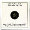 Image 3 : 2007 Canada 1oz Pig Privy .9999 Fine Silver Maple Leaf in Original Sealed Mint Plastic with COA. (TA