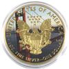 Image 2 : 2017 USA 1oz California State Seal Coloured .999 Fine Silver Eagle in Capsule. (TAX Exempt)