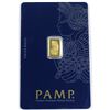 Image 1 : Pamp Suisse 1 Gram .9999 Fine Gold Bar in Hard Plastic Holder. (TAX Exempt)