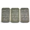 Image 1 : 1oz Johnson Matthey .999 Fine Silver Bars. 3pcs (TAX Exempt)