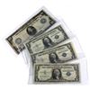 Image 1 : Lot of 4x USA paper money: 1913 Federal Reserve $10 Bill, 1935A $1 Silver certificate, 1935F $1 Silv