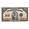 Image 1 : 1923 25-cent  DC-24c Shinplaster McCavour Dominion of Canada note,  VF