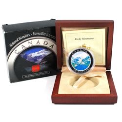 2003 Canada $20 Natural Wonders Series - Canadian Rockies Coloured Coin (TAX Exempt). * LOW NUMBER C
