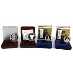 lot of 4x Canada Commemorative Dollars: 1982 Regina Centennial, 1995 Hudson's Bay company 325th  ann