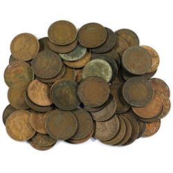 60x Canada  George V Large cents.