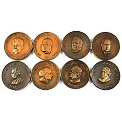 Estate Lot of 1867-1967 Welling's Mint Canadian Confederation Commemorative Bronze Medals Featuring 
