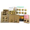 Image 1 : Estate lot of military buttons.  Approximately 30 individual buttons.