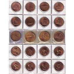 *Estate Lot of Mixed USA Presidential & Official Building Medallions. 80pcs.