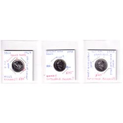 Estate Lot of Major Nickel 'Errors' Dated 1967 & 2x 1998. Variety of unique errors. All errors liste