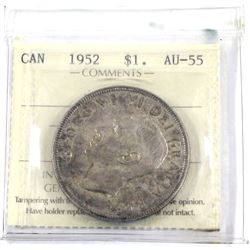 1952 NWL Silver Dollar ICCS Certified AU-55