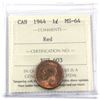 Image 1 : 1944 Canada 1-cent ICCS Certified MS-64