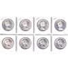 Image 2 : Lot of 8x 1965 Canada Silver Dollar BU, some with Cameo's. 8pcs