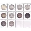 Image 1 : 1936-1966 Canada Silver Dollars. You will receive 10 coins dated between 1936 and 1966. view image f