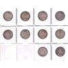 Image 2 : Lot of 10x  Canada Silver 50-cent dated between 1907 and 1929.