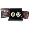 Image 1 : 2014 Australia Year of the Horse Good fortune Wisdom & Wealth 2-coin Fine Silver Set. Low mintage of