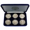 Image 1 : Republic of the Marshall Islands "The Life and Times of John F. Kennedy" 6-coin Set in Original Blue