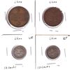 Image 1 : Lot of Vintage Chinese Coinage - 2x 10-cent, 10 Cash & Unknown. Features the scarcer An-Hwei Provinc