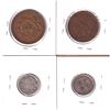 Image 2 : Lot of Vintage Chinese Coinage - 2x 10-cent, 10 Cash & Unknown. Features the scarcer An-Hwei Provinc